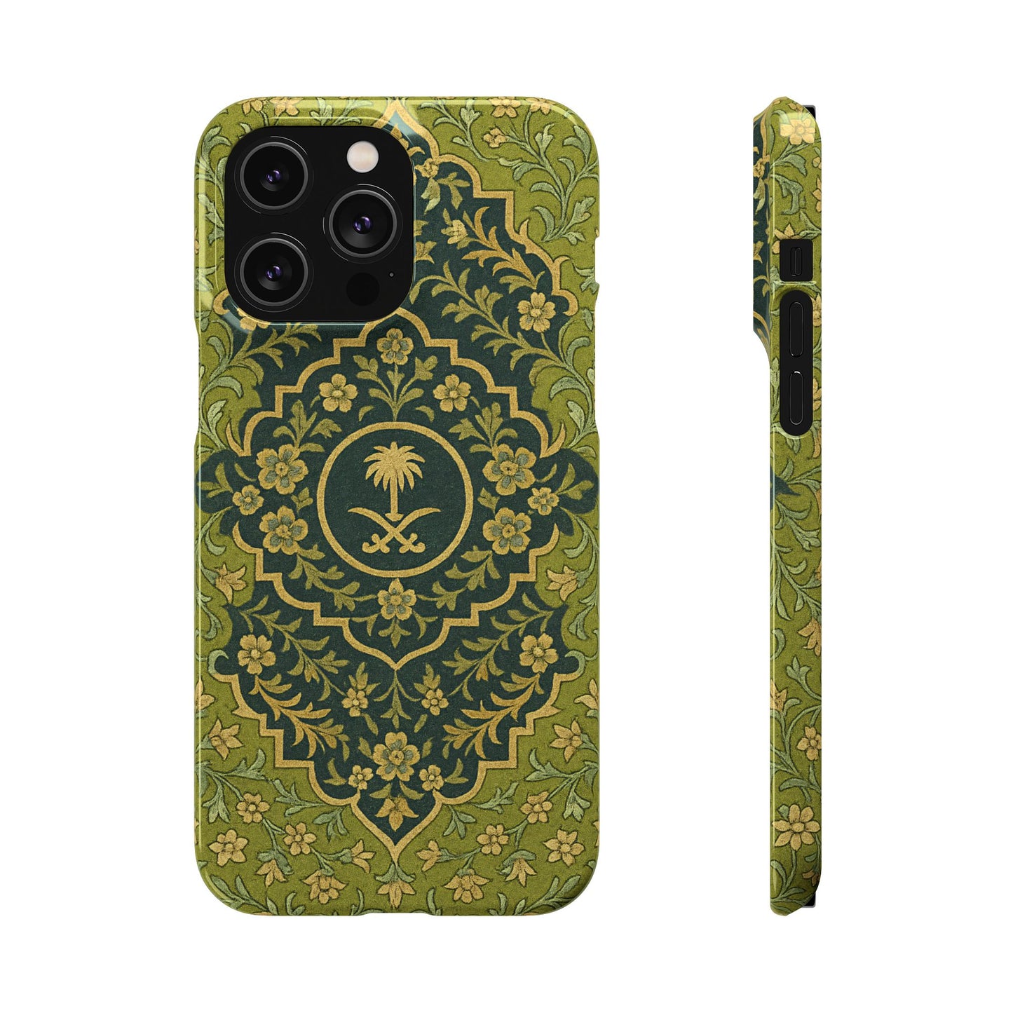 Green Rug Phone Case – Inspired by the Mosques of Madinah & Makkah