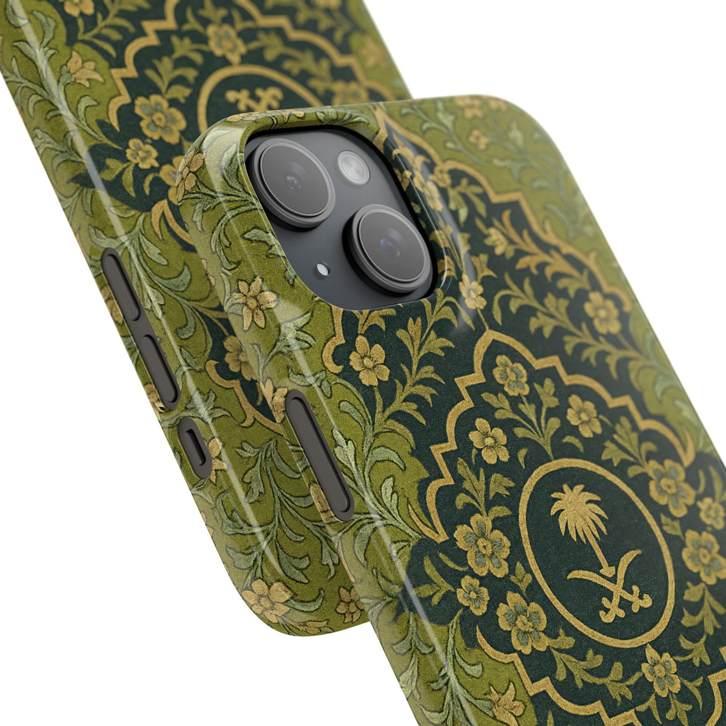Green Rug Phone Case – Inspired by the Mosques of Madinah & Makkah