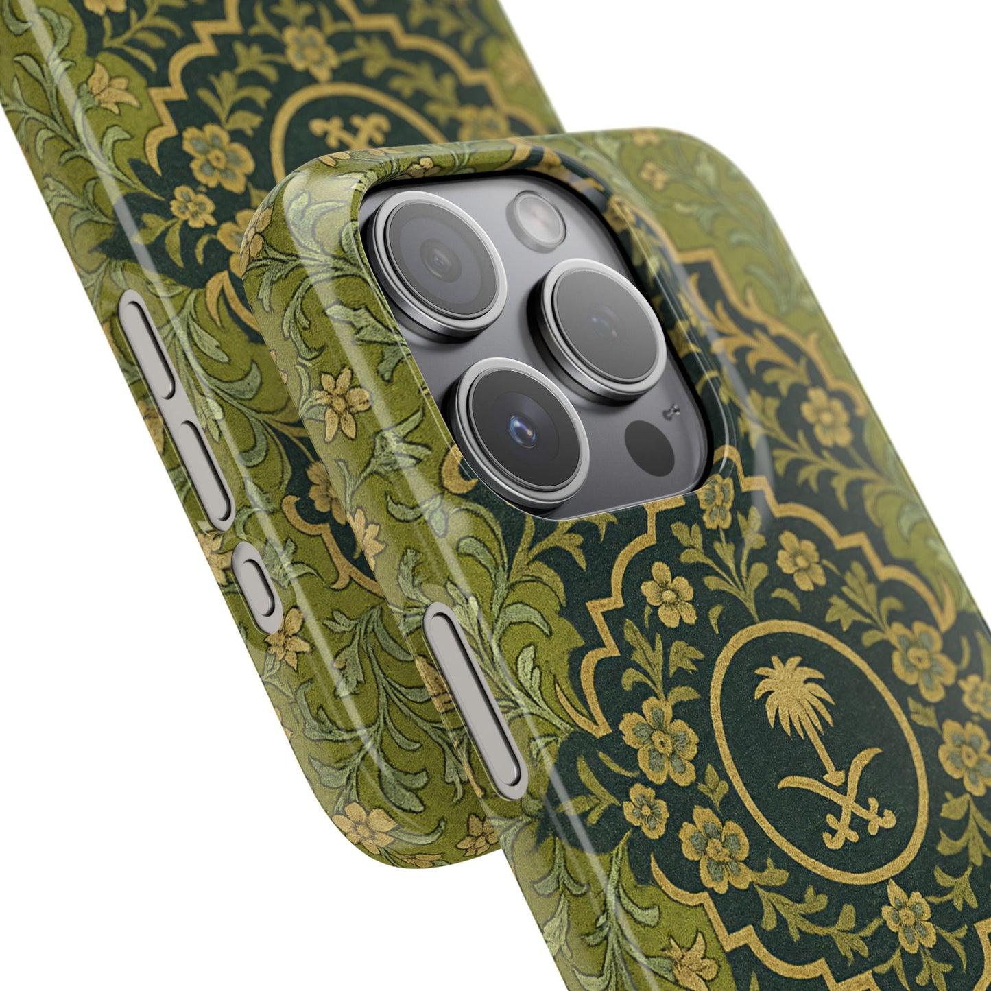 Green Rug Phone Case – Inspired by the Mosques of Madinah & Makkah