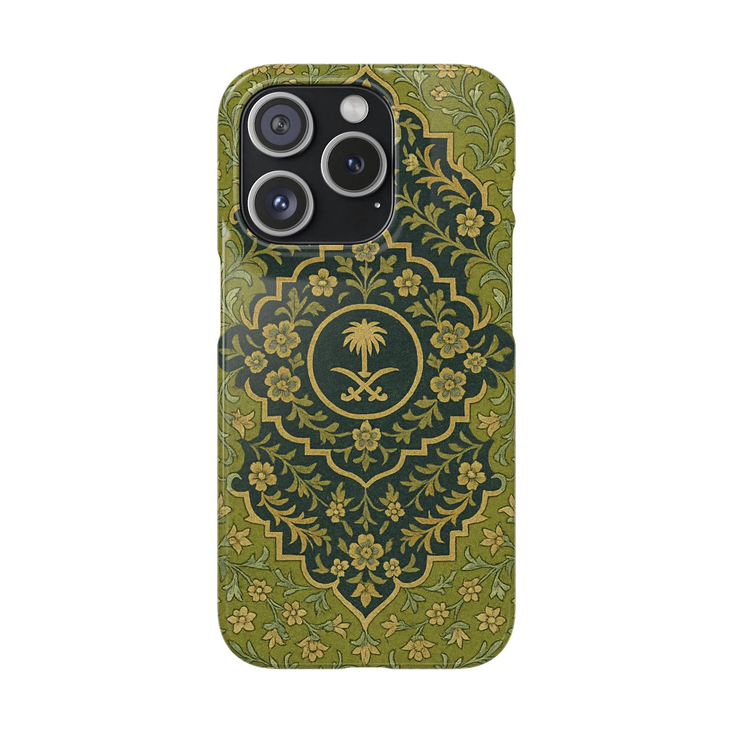 Green Rug Phone Case – Inspired by the Mosques of Madinah & Makkah