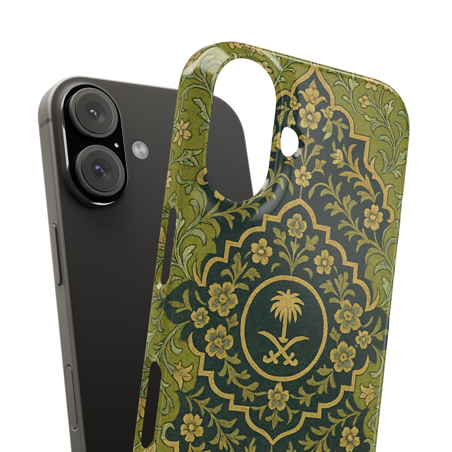 Green Rug Phone Case – Inspired by the Mosques of Madinah & Makkah
