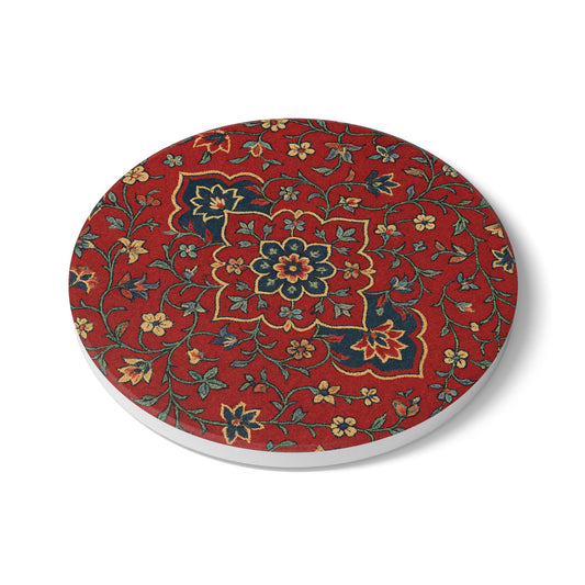 Ceramic Coaster - Haramain Red Carpets Inspired Design