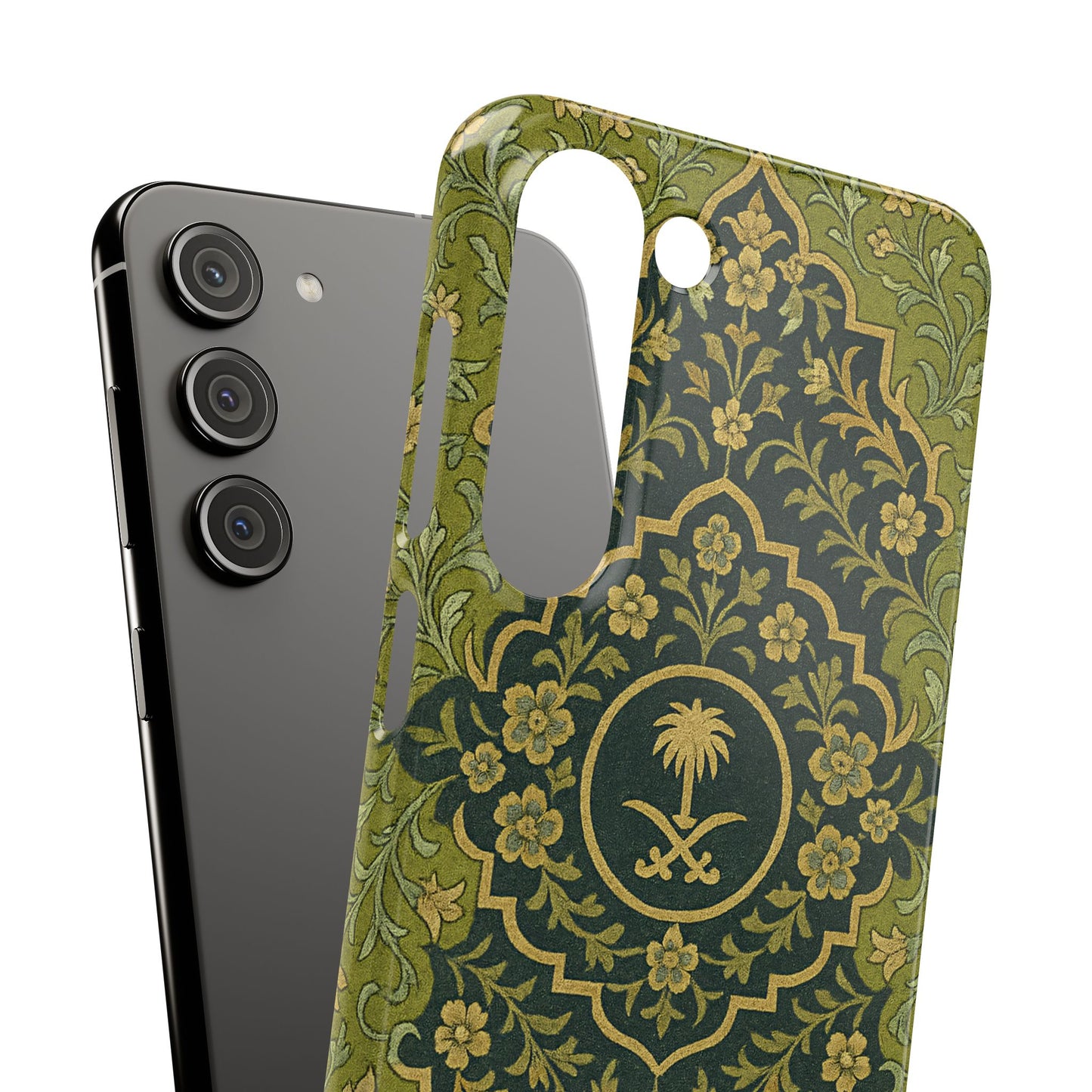 Green Rug Phone Case – Inspired by the Mosques of Madinah & Makkah