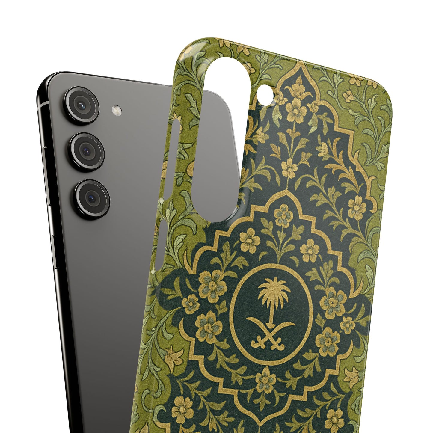 Green Rug Phone Case – Inspired by the Mosques of Madinah & Makkah