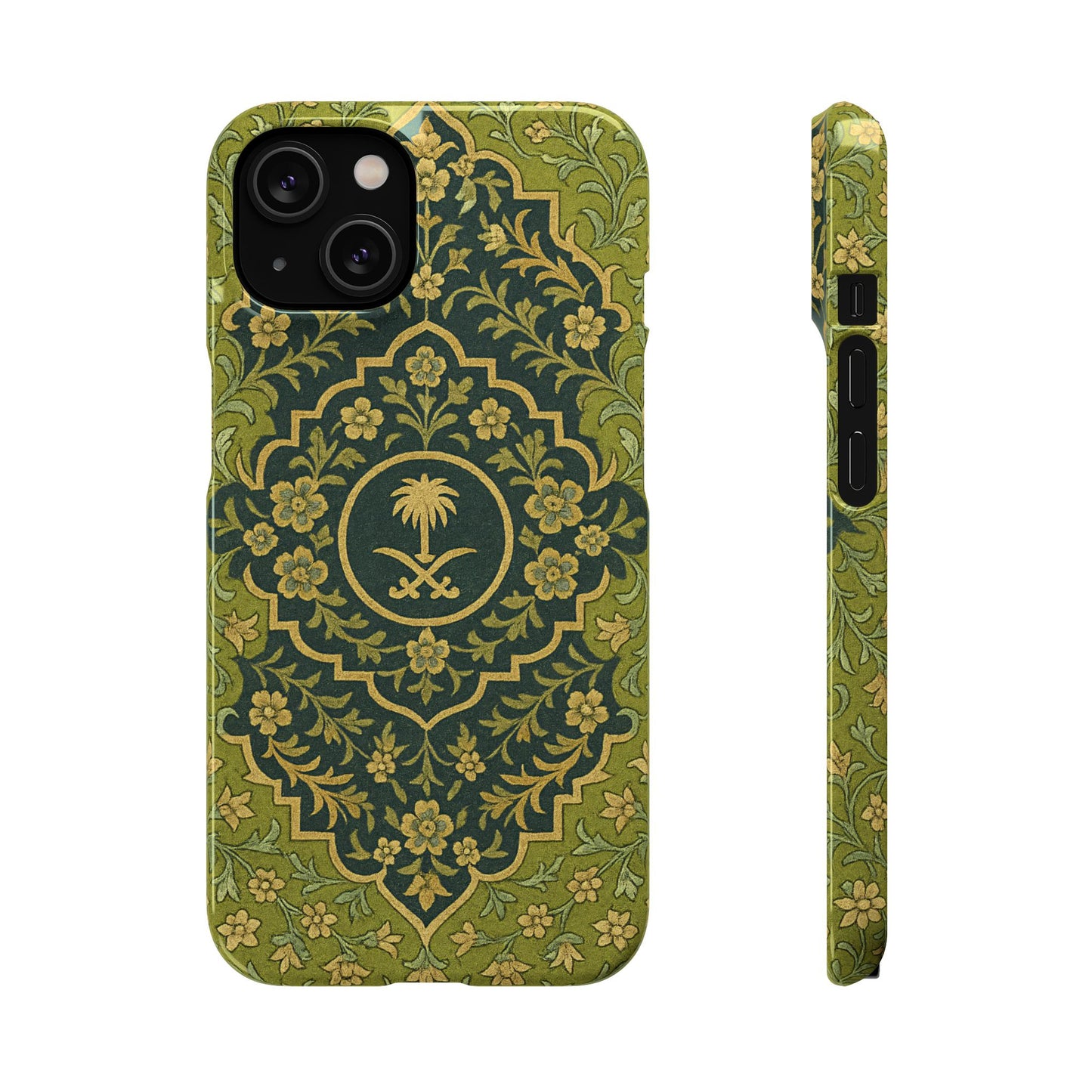 Green Rug Phone Case – Inspired by the Mosques of Madinah & Makkah