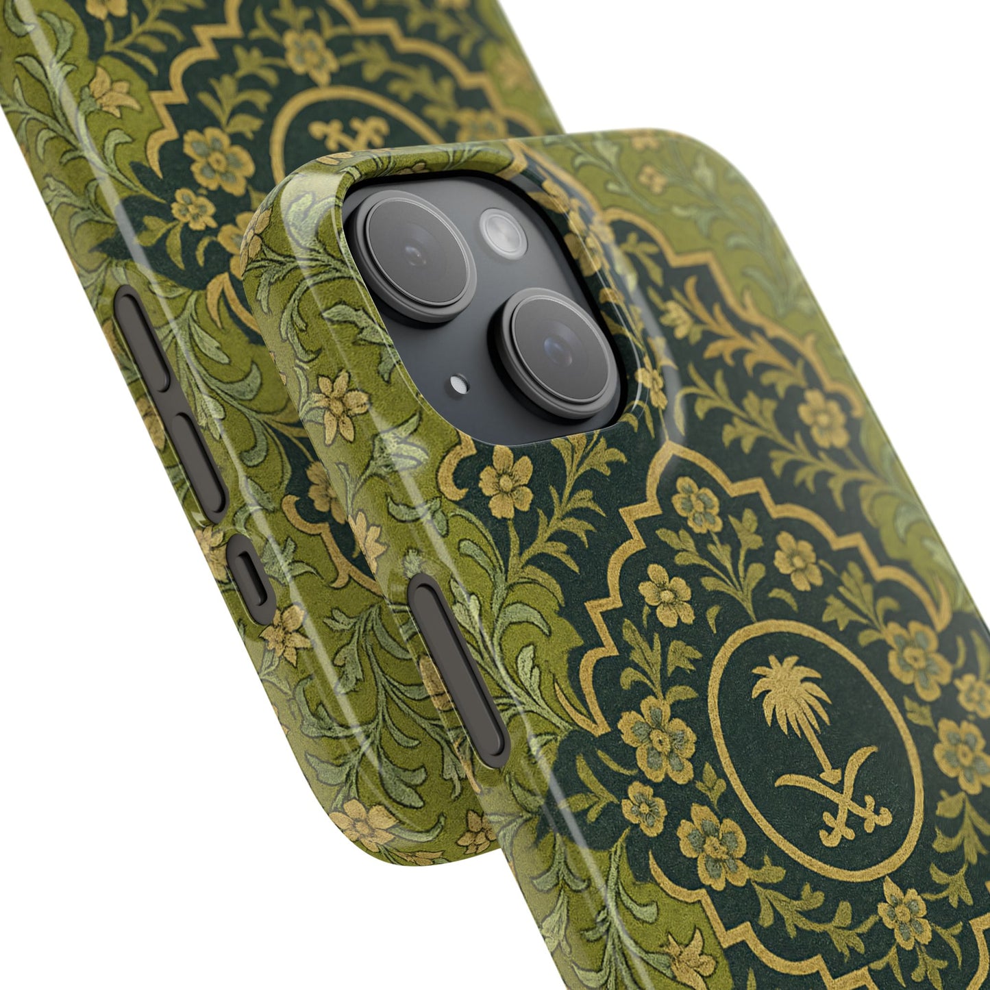 Green Rug Phone Case – Inspired by the Mosques of Madinah & Makkah