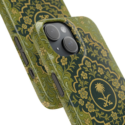 Green Rug Phone Case – Inspired by the Mosques of Madinah & Makkah