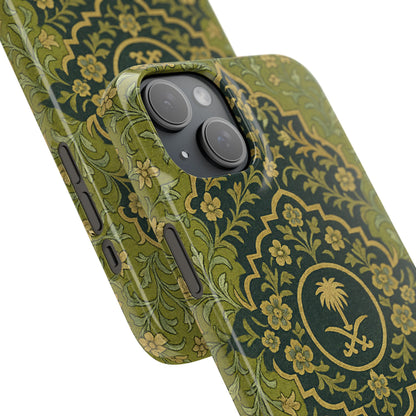 Green Rug Phone Case – Inspired by the Mosques of Madinah & Makkah