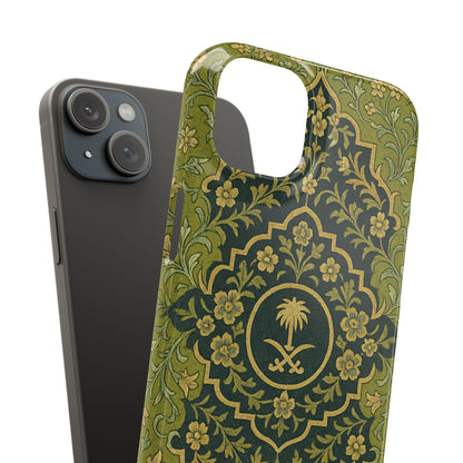 Green Rug Phone Case – Inspired by the Mosques of Madinah & Makkah