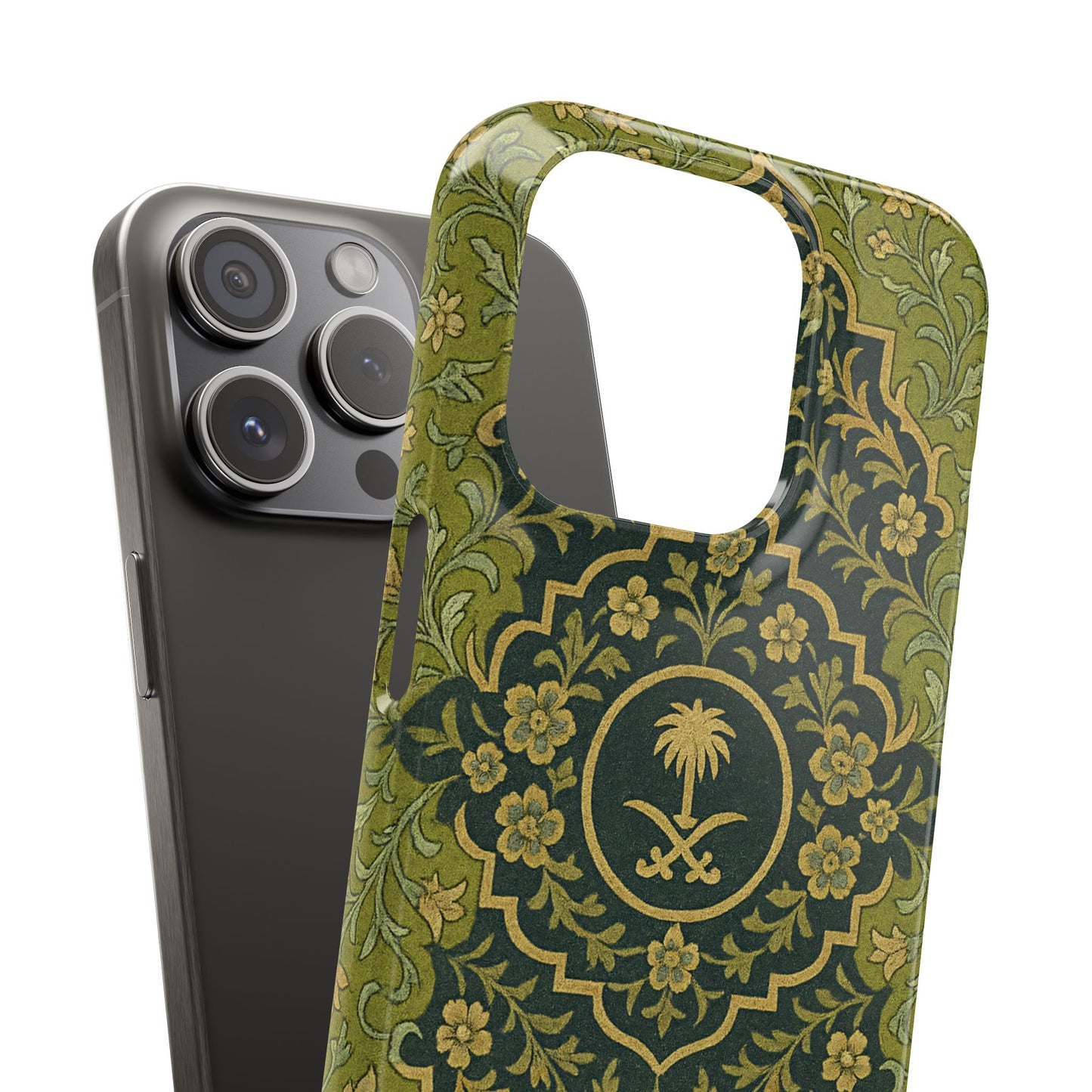 Green Rug Phone Case – Inspired by the Mosques of Madinah & Makkah