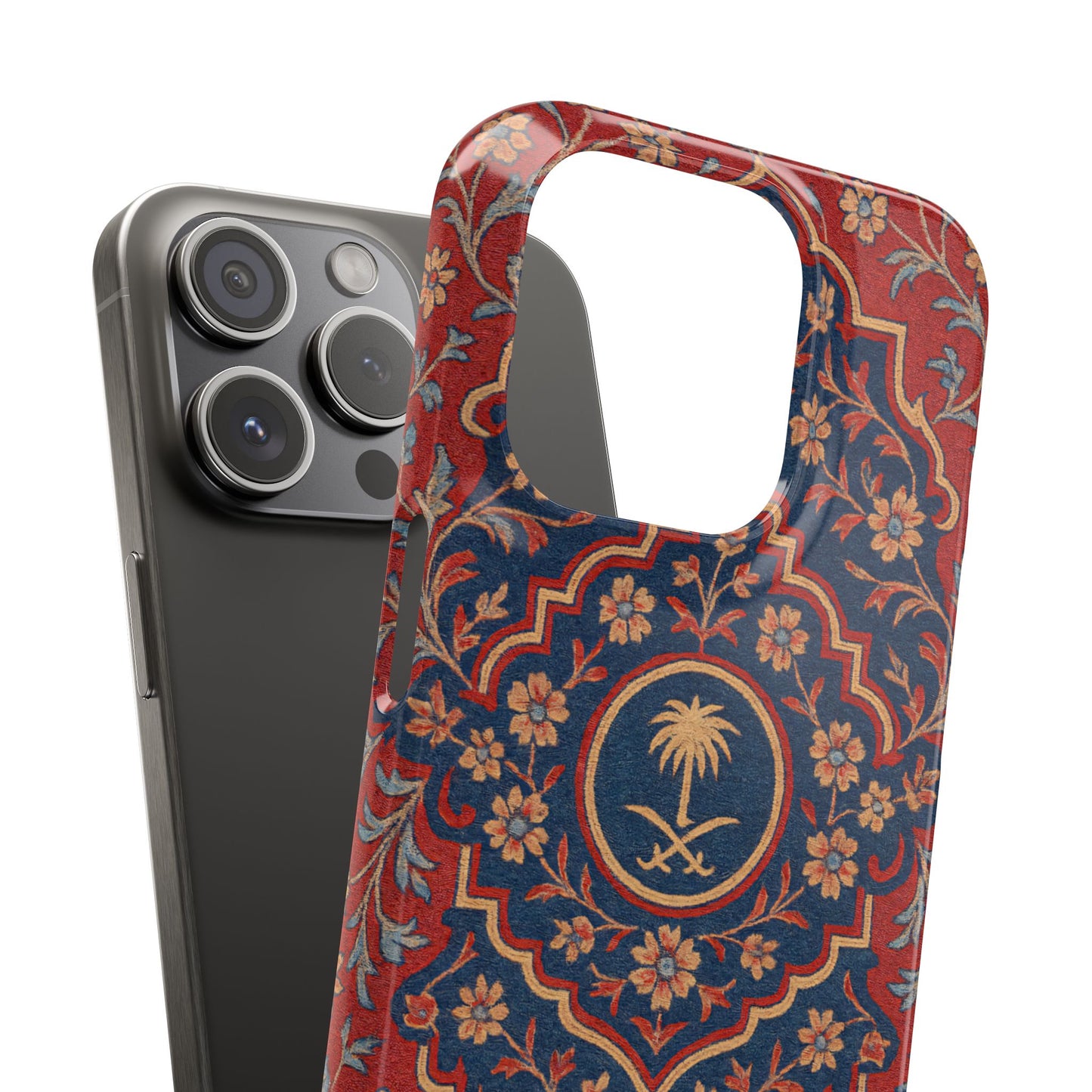 Red Rug Phone Case – Inspired by the Mosques of Madinah & Makkah