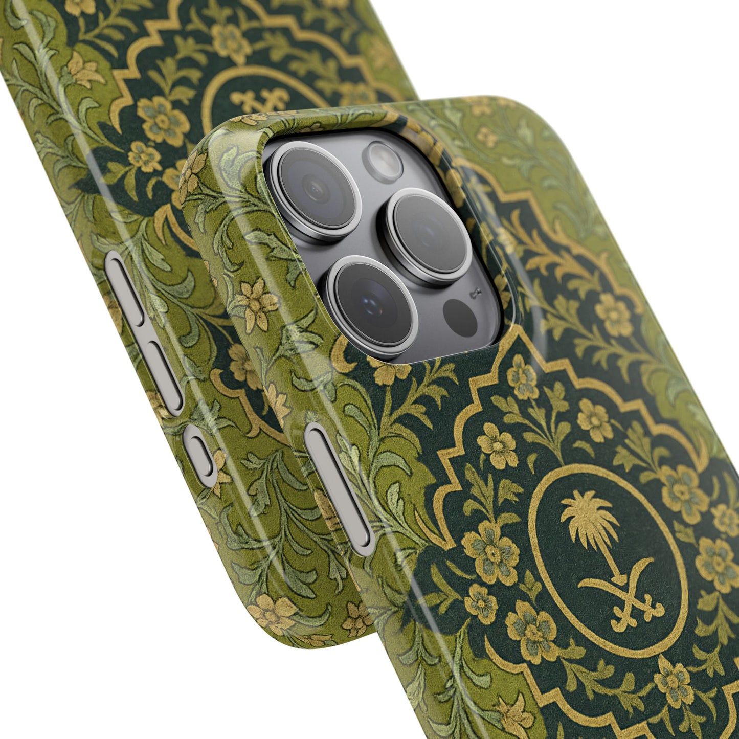 Green Rug Phone Case – Inspired by the Mosques of Madinah & Makkah