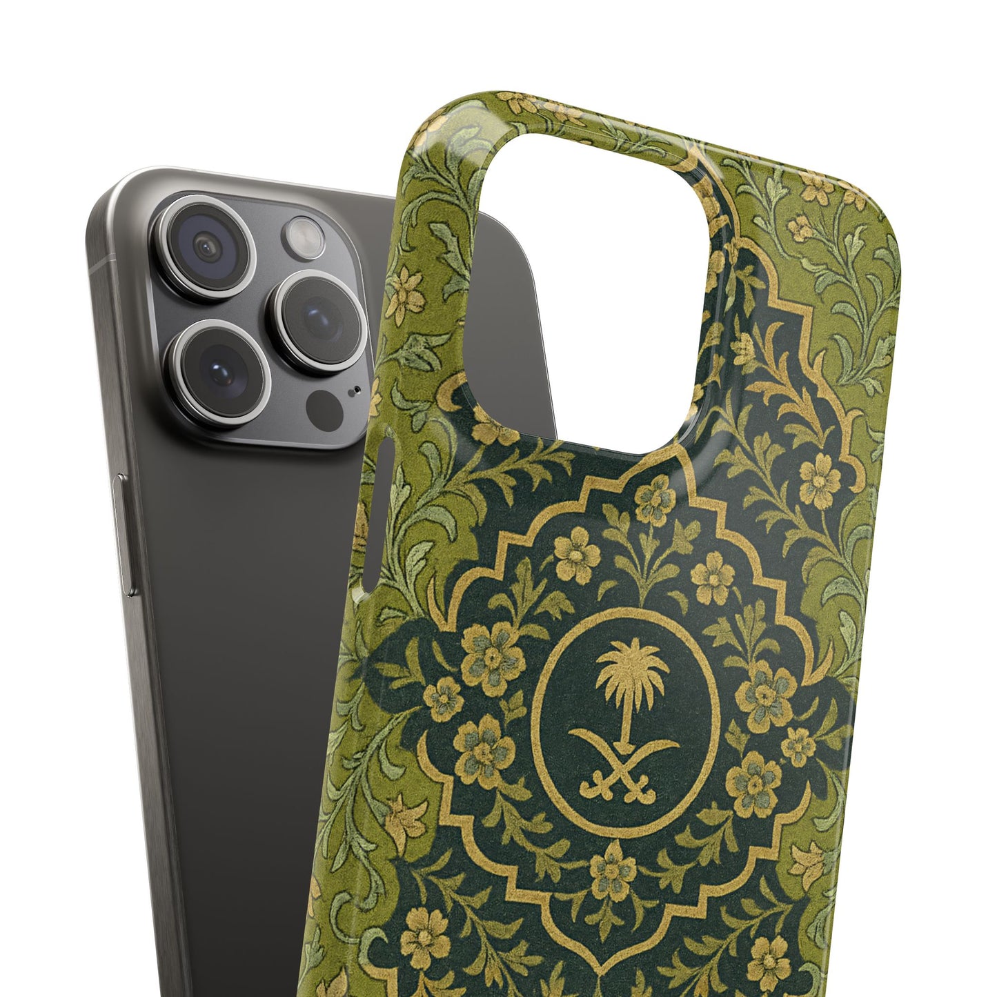 Green Rug Phone Case – Inspired by the Mosques of Madinah & Makkah