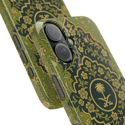 Green Rug Phone Case – Inspired by the Mosques of Madinah & Makkah