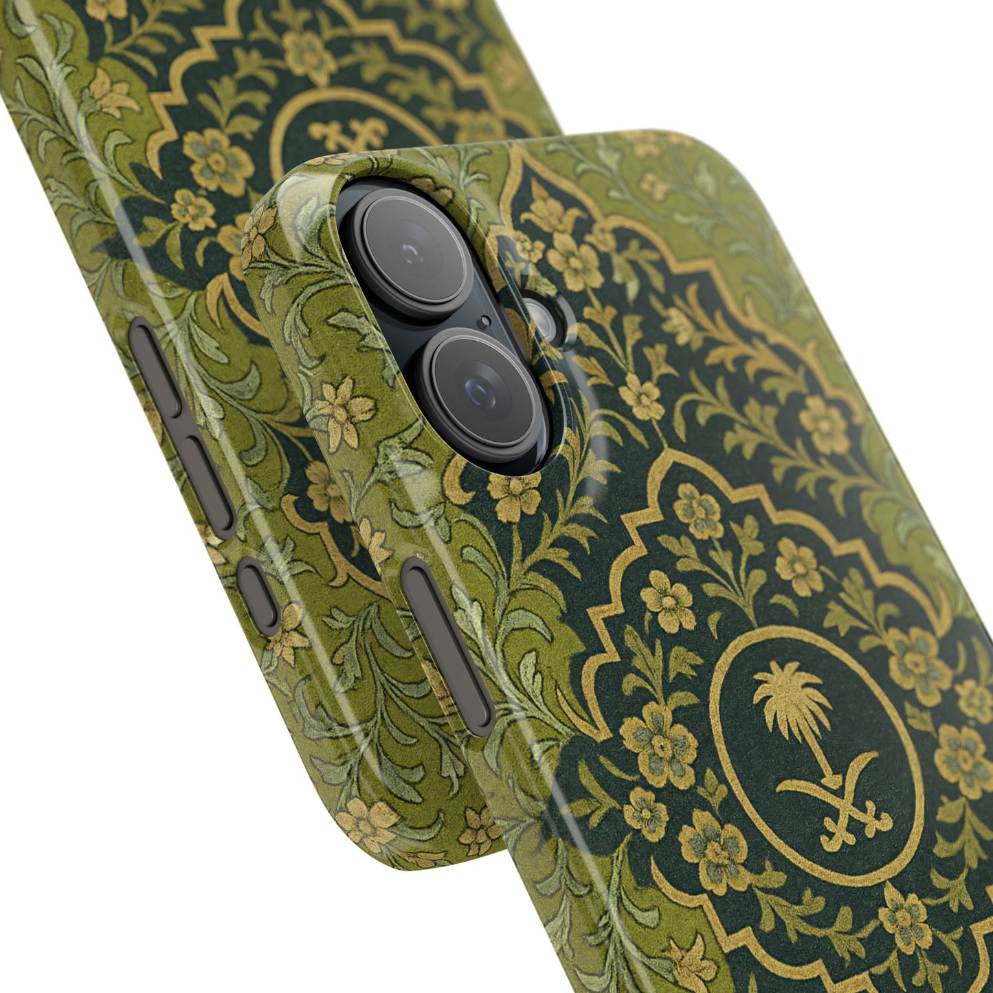 Green Rug Phone Case – Inspired by the Mosques of Madinah & Makkah