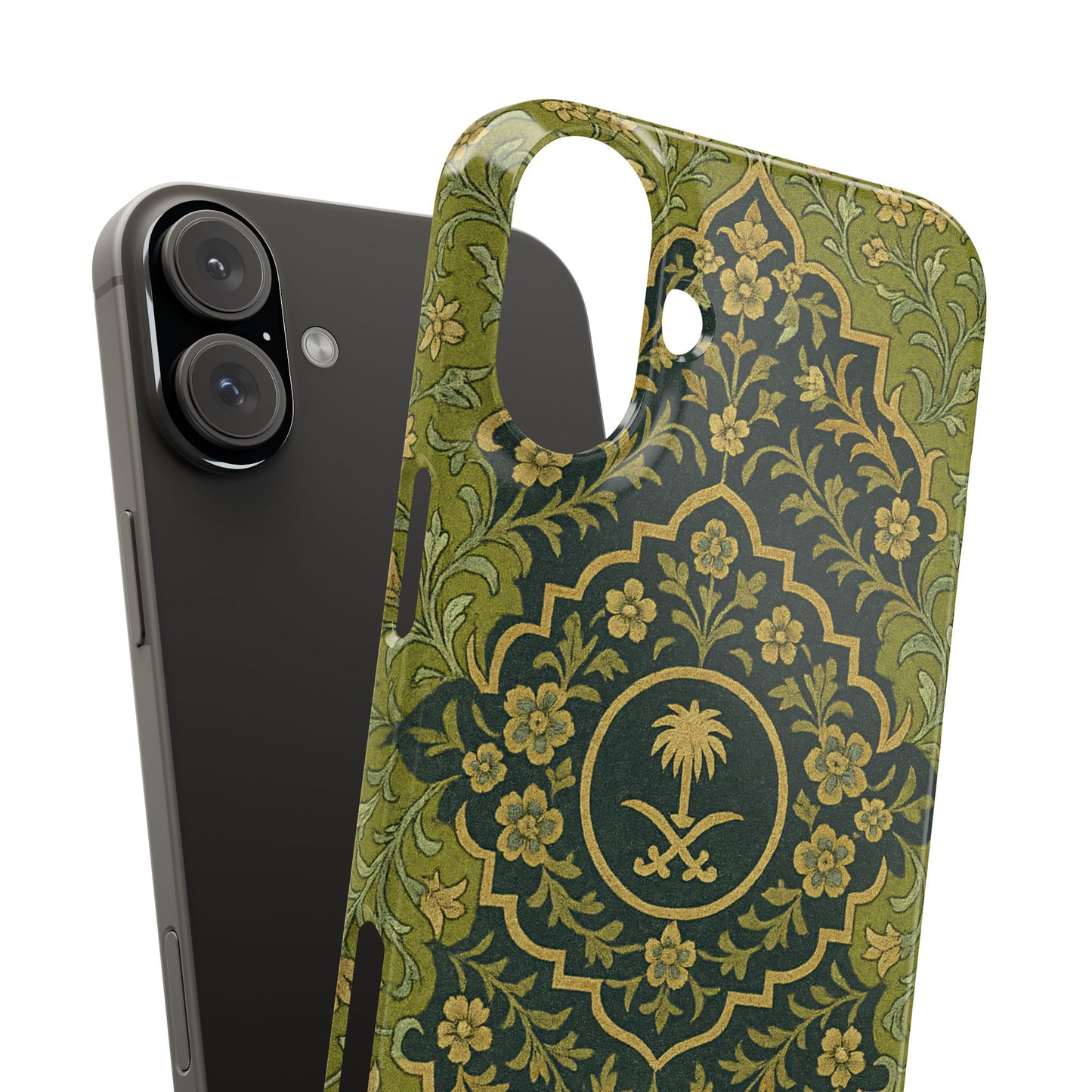 Green Rug Phone Case – Inspired by the Mosques of Madinah & Makkah
