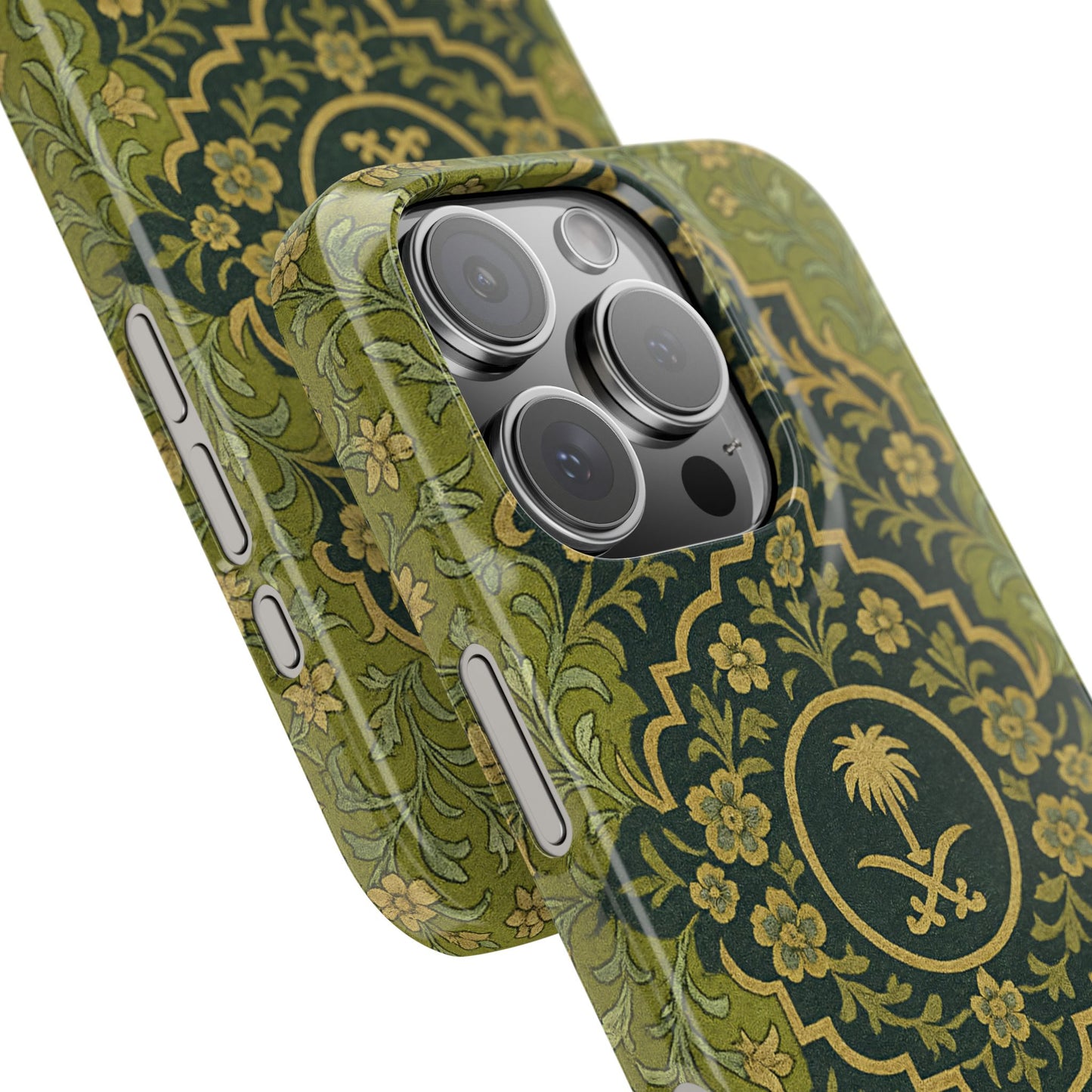 Green Rug Phone Case – Inspired by the Mosques of Madinah & Makkah
