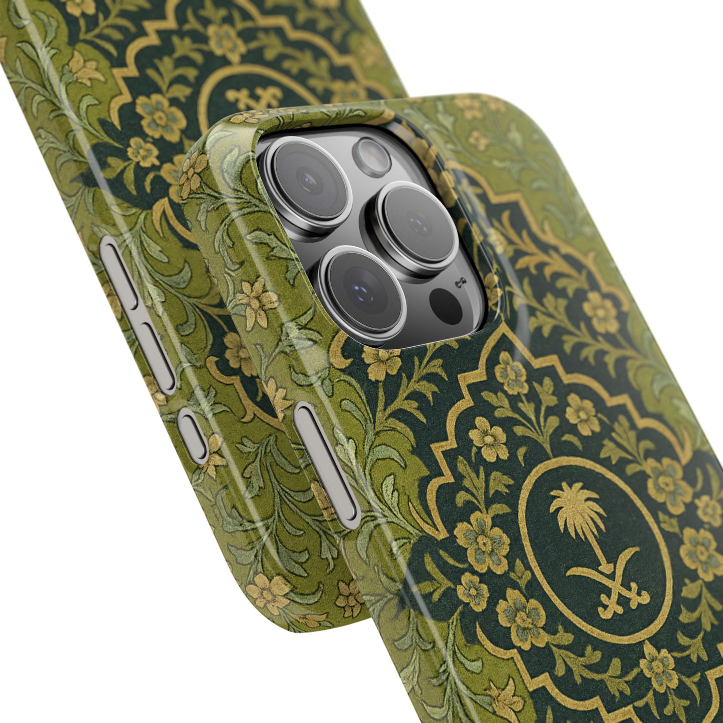 Green Rug Phone Case – Inspired by the Mosques of Madinah & Makkah