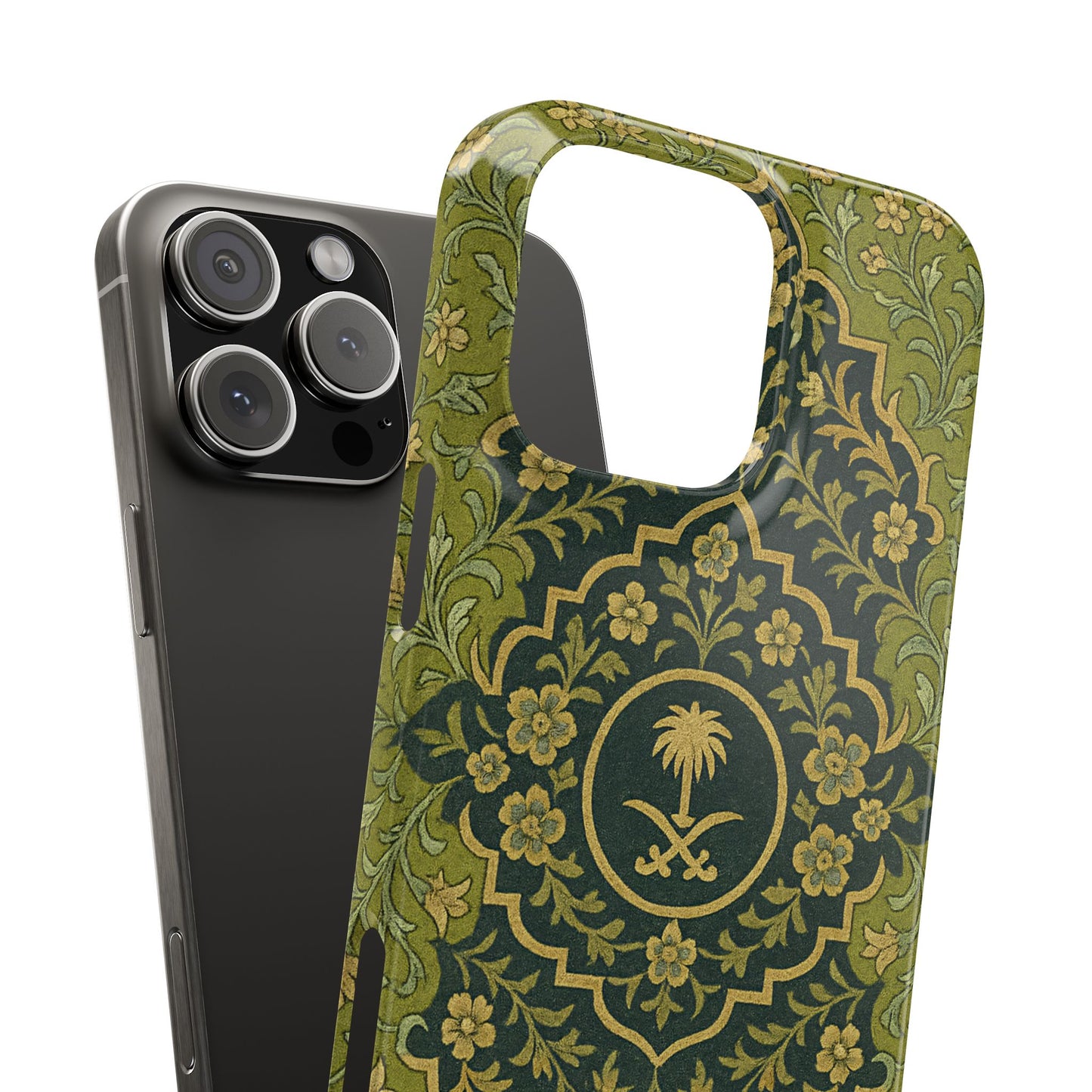 Green Rug Phone Case – Inspired by the Mosques of Madinah & Makkah
