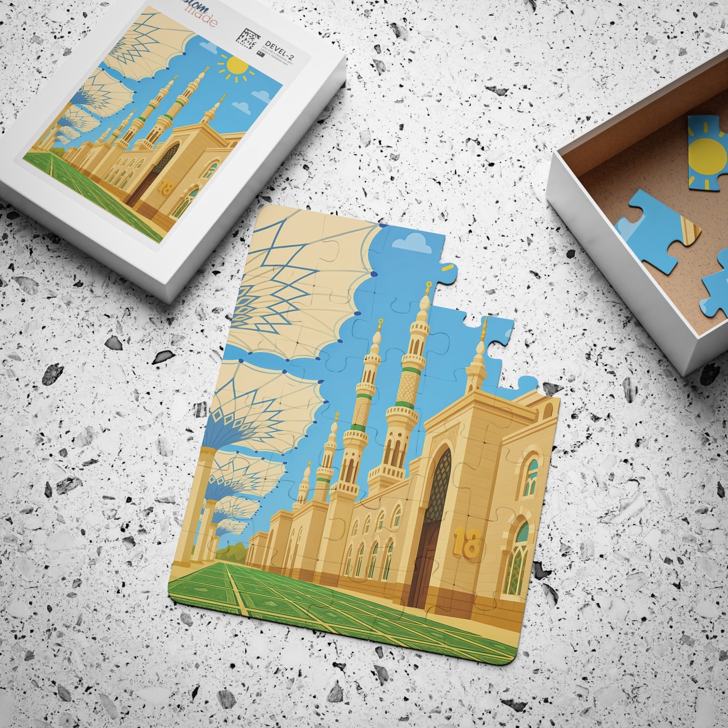 Prophet’s Mosque Puzzle – 30-Piece (Ages 3–6)
