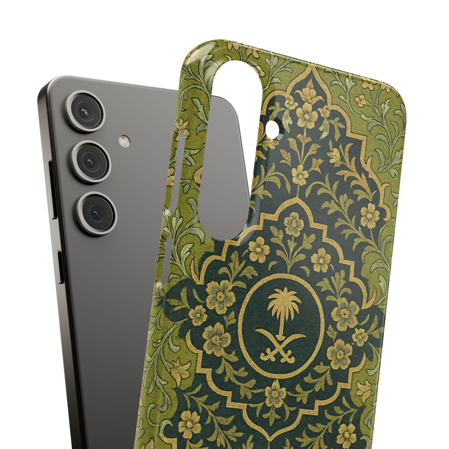 Green Rug Phone Case – Inspired by the Mosques of Madinah & Makkah